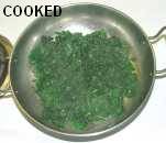 picture of cooked 
spinach
