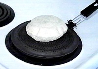 picture of pita cooking