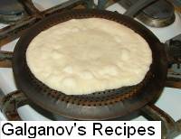 picture of pita cooking