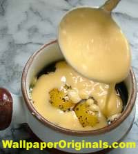 picture of final 
assembly of eggs florentine